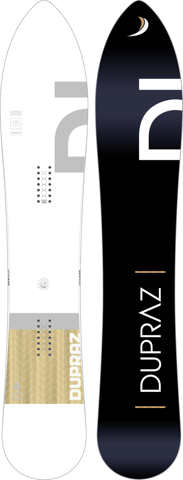 Illustration of the Dupraz D1 5'5" Flex STD Snowboard