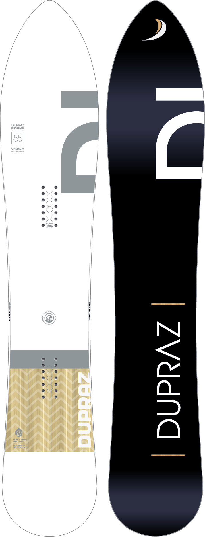 Illustration du Snowboard Dupraz D1 5'5" Flex PLUS