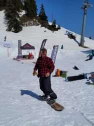 Happy Banked Slalom by Dupraz snowboards