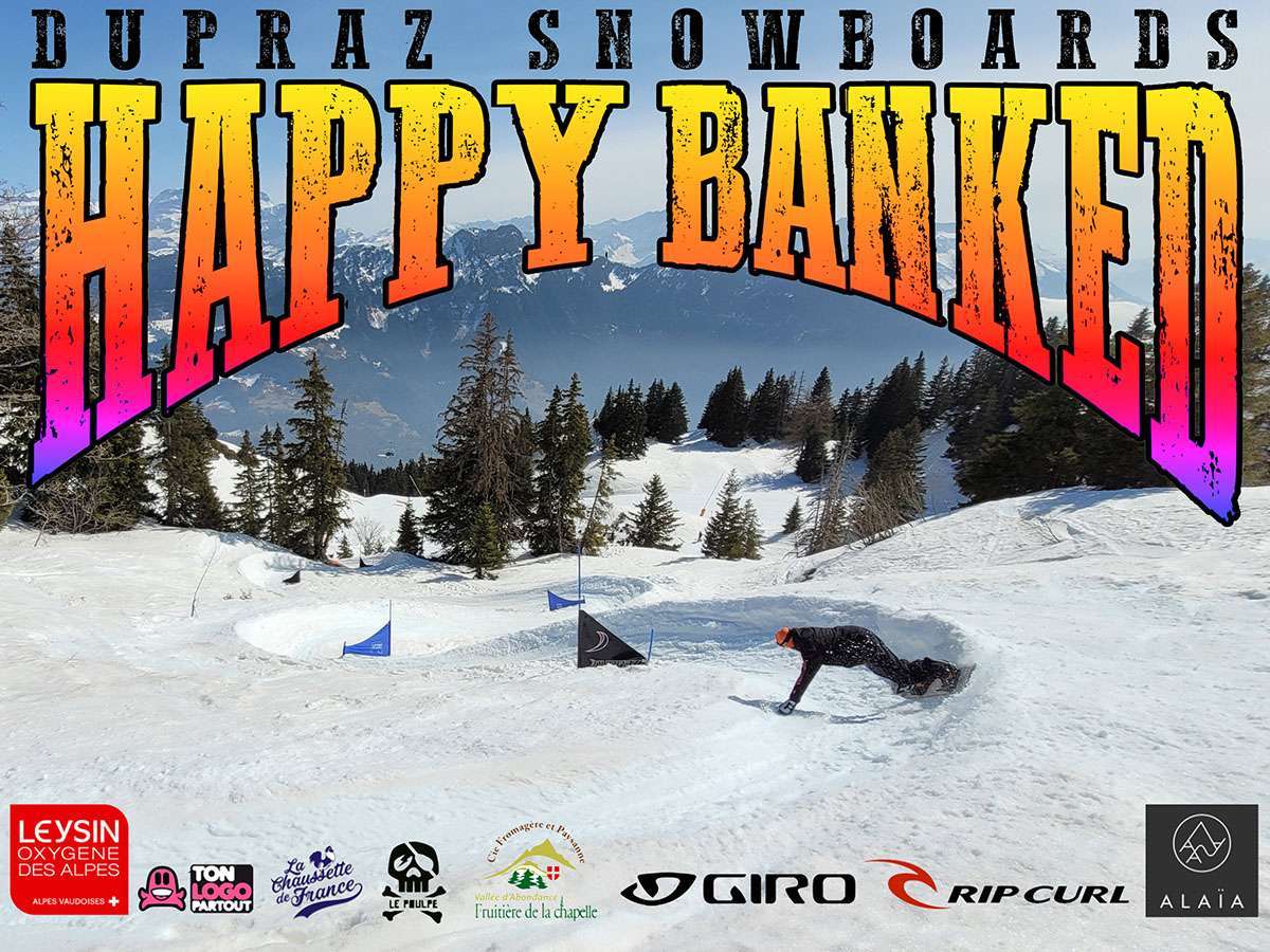 Dupraz Snowboard mioniture banked leysin